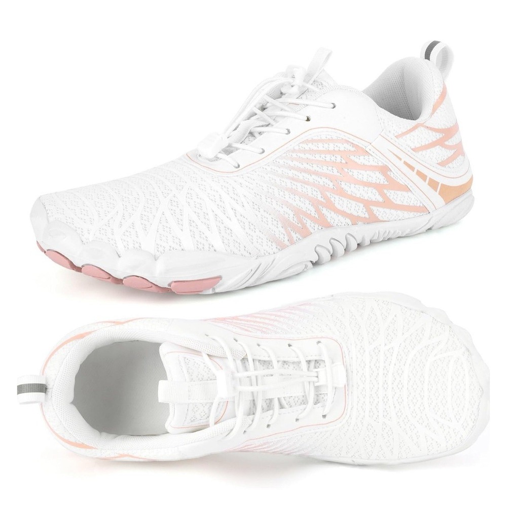 HF Athletic Shoe Sz EU 36 Barefoot‎ White Slip On New